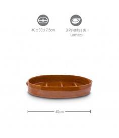 ASADOR OVALADO ESTRIADO DESDE 30 CM HASTA 65 CM 2