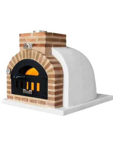 Horno Bunker Alecook acabado corcho proyectado Blanco