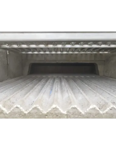 Barbacoa de Hormigón de sobremesa detalle recoge grasas