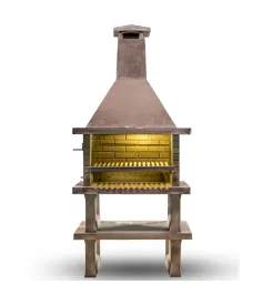 Barbacoa de Hormigón con baldas 2