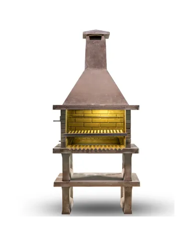 Barbacoa de Hormigón con baldas