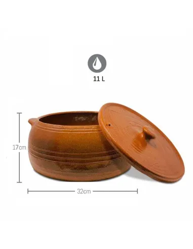 Puchero de Barro Apto para Hornos de Leña