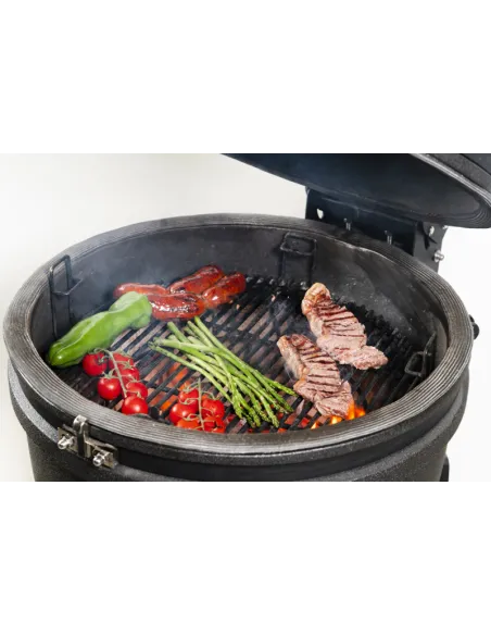 Barbacoa Kamado Alecook Elite 60 Plus avec Chariot