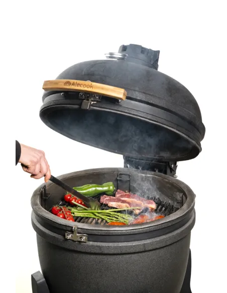 Barbacoa Kamado Alecook Elite 60 Plus avec Chariot